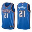 Thunder #21 Aaron Wiggins Royal Blue