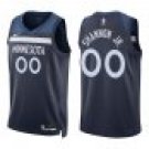 Timberwolves #00 Terrence Shannon Jr. Navy