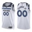 Timberwolves #00 Terrence Shannon Jr. White