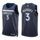 Timberwolves #3 Stephon Marbury Navy