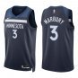 Timberwolves #3 Stephon Marbury Navy