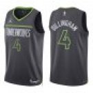 Timberwolves #4 Rob Dillingham Black Statement