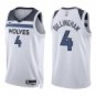 Timberwolves #4 Rob Dillingham White