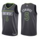 Timberwolves #5 Anthony Edwards Black Statement