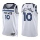 Timberwolves #10 Wally Szczerbiak White