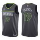 Timberwolves #19 Sam Cassell Black Statement