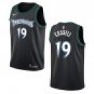 Timberwolves #19 Sam Cassell Black Throwback