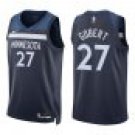 Timberwolves #27 Rudy Gobert Navy