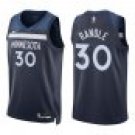 Timberwolves #30 Julius Randle Navy
