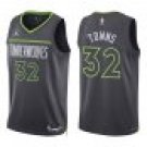 Timberwolves #32 Karl-Anthony Towns Black Statement