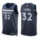 Timberwolves #32 Karl-Anthony Towns Navy