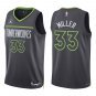 Timberwolves #33 Leonard Miller Black Statement