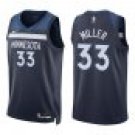 Timberwolves #33 Leonard Miller Navy