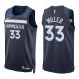 Timberwolves #33 Leonard Miller Navy