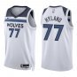Timberwolves #77 Bones Hyland White