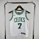 Boston Celtics Basketball #7 Jaylen Brown 2024 Swingman White