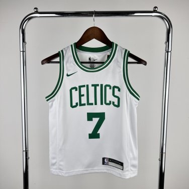 Boston Celtics Basketball #7 Jaylen Brown 2024 Swingman White