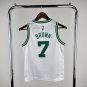 Boston Celtics Basketball #7 Jaylen Brown 2024 Swingman White