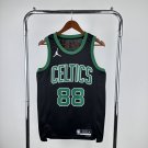 Boston Celtics Basketball #88 Neemias Queta 2024 Swingman Black