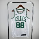 Boston Celtics Basketball #88 Neemias Queta White Swingman Player