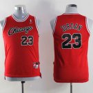 Bulls #23 Michael Jordan Red Throwback Stitched