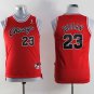 Bulls #23 Michael Jordan Red Throwback Stitched