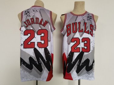 Chicago Bulls #23 Michael Jordan Throwback basketball