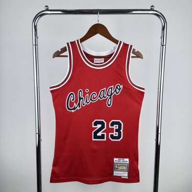 Chicago Bulls Basketball #23 Michael Jordan Red Swingman Player