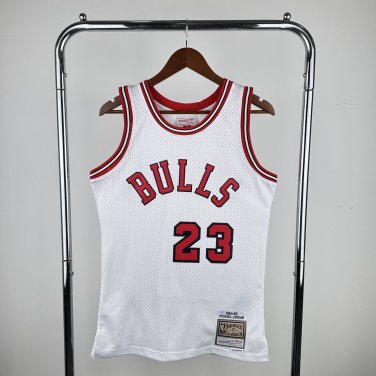 Chicago Bulls Basketball #23 Michael Jordan White Swingman Player