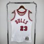 Chicago Bulls Basketball #23 Michael Jordan White Swingman Player