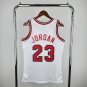 Chicago Bulls Basketball #23 Michael Jordan White Swingman Player