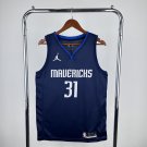 Dallas Mavericks Basketball #31 Klay Thompson College Navy 2024 Swingman