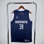 Dallas Mavericks Basketball #31 Klay Thompson College Navy 2024 Swingman