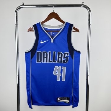 Dallas Mavericks Basketball #41  Dirk Nowitzki Blue Swingman Player