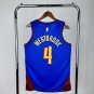 Denver Nugget Basketball #4 Russell Westbrook Blue Swingman Player