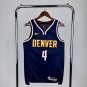 Denver Nugget Basketball #4 Russell Westbrook Navy Swingman Player