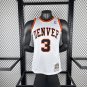 Denver Nuggets Basketball #3 Allen Iverson White Swingman Player