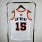 Denver Nuggets Basketball #15Carmelo Anthony White Swingman Player