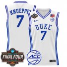 Duke Blue Devils 2025 #7 Kon Knueppel White Swingman Player
