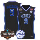 Duke Blue Devils 2025 #9 Khaman Maluach Black Swingman Player
