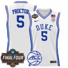 Duke Blue Devils 2025 #9 Khaman Maluach White Swingman Player