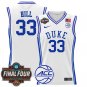 Duke Blue Devils 2025 #33 Grant Hill White Swingman Player