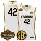 Florida Gators 2025 #13 Joakim Noah White Gold Swingman Player