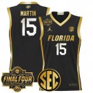 Florida Gators 2025 #15 Alijah Martin Black Gold Swingman Player
