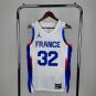 France Basketball #32 Victor Wembanyama White Swingman Player