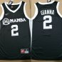 Gianna Bryant Mamba #2 Basketball  White Black S-3XL