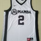 Gianna Bryant Mamba #2 Basketball  White S-3XL
