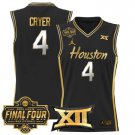 Houston Cougars 2025 #4  L.J. Cryer Black Gold Swingman Player