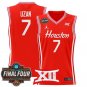 Houston Cougars 2025 #7 Milos Uzan Red  Swingman Player