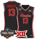 Houston Cougars 2025 #13 J'Wan Roberts Black Swingman Player